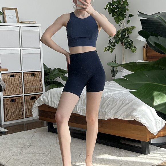 Wunder Train Longline Bra Medium Support C/D in True Navy 4 - Picture 7 of 7